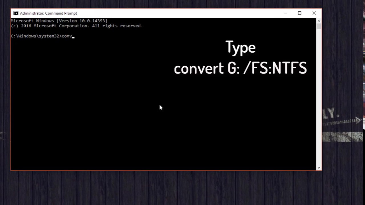 convert fat32 to ntfs windows 10